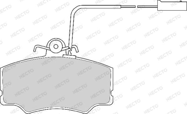 Brake Pad Set, disc brake (FD6366A)