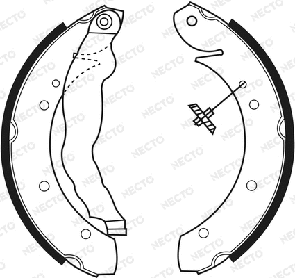 Brake Shoe Set (N1505)
