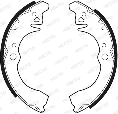 Brake Shoe Set (N1475)