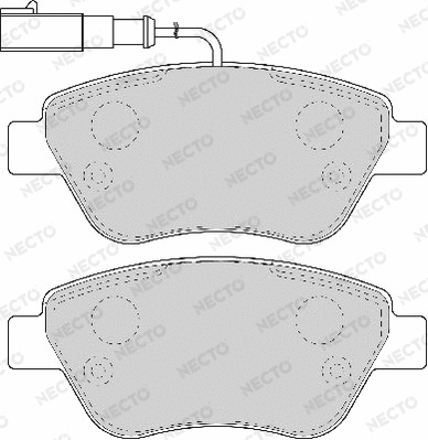 Brake Pad Set, disc brake (FD6916A)