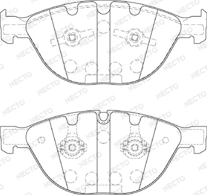 Brake Pad Set, disc brake (FD7240A)