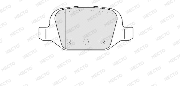 Brake Pad Set, disc brake (FD6810A)