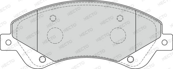 Brake Pad Set, disc brake (FD7272V)