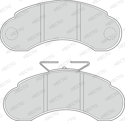 Brake Pad Set, disc brake (FD6599V)