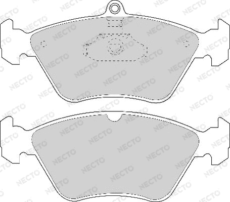 Brake Pad Set, disc brake (FD6587A)
