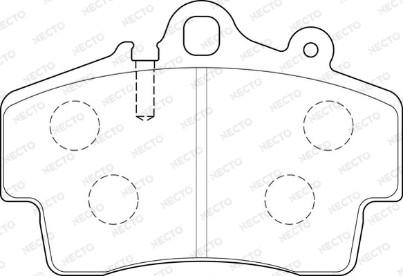 Brake Pad Set, disc brake (FD7220A)