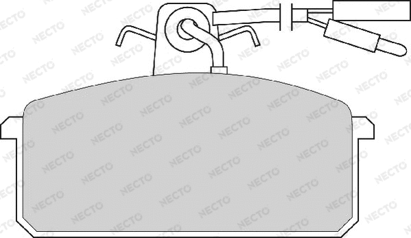 Brake Pad Set, disc brake (FD609A)