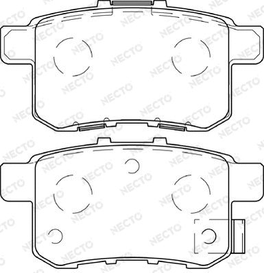 Brake Pad Set, disc brake (FD7408A)