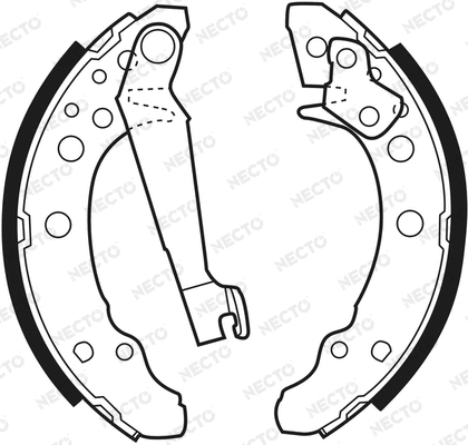 Brake Shoe Set (N1165)