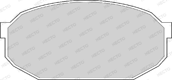 Brake Pad Set, disc brake (FD880A)