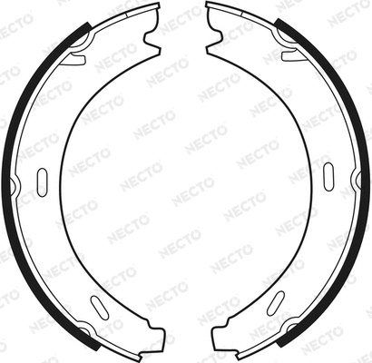 Brake Shoe Set, parking brake (N1525)