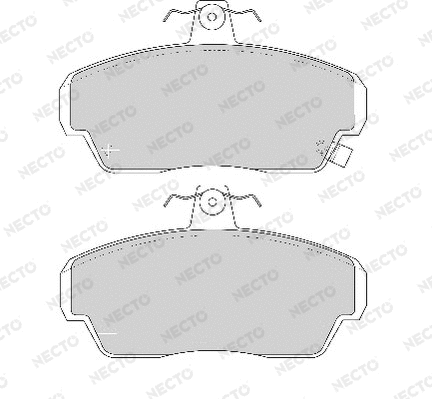 Brake Pad Set, disc brake (FD6536A)
