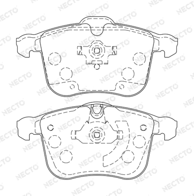 Brake Pad Set, disc brake (FD7211A)