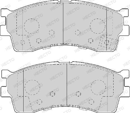 Brake Pad Set, disc brake (FD7108A)