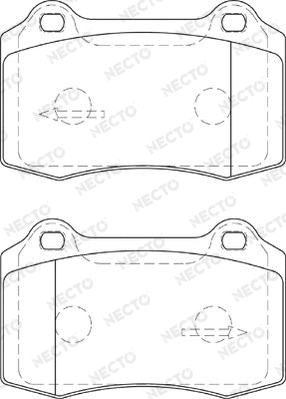 Brake Pad Set, disc brake (FD7283A)