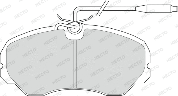 Brake Pad Set, disc brake (FD6238V)