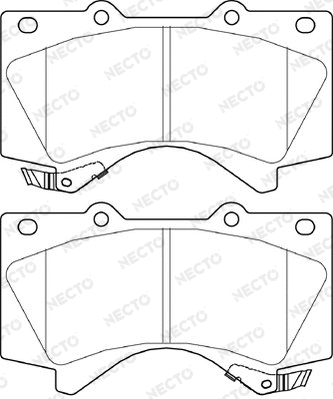 Brake Pad Set, disc brake (FD7432A)