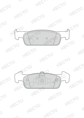 Brake Pad Set, disc brake (FD7656A)