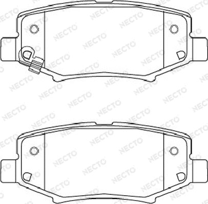 Brake Pad Set, disc brake (FD7440A)