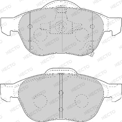 Brake Pad Set, disc brake (FD7117A)