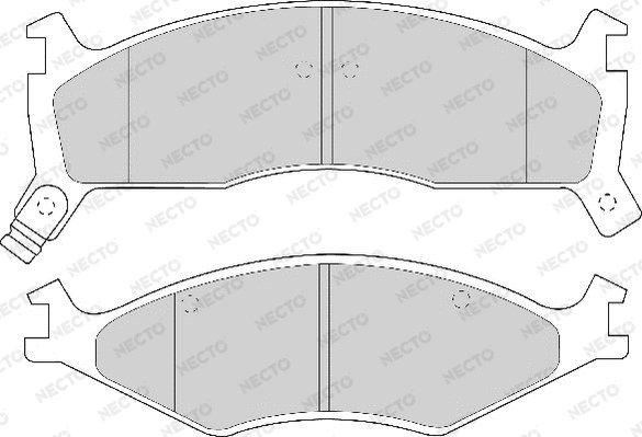 Brake Pad Set, disc brake (FD6652A)