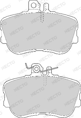 Brake Pad Set, disc brake (FD6583A)