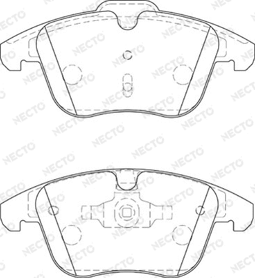 Brake Pad Set, disc brake (FD7249A)