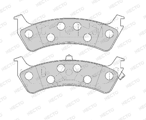 Brake Pad Set, disc brake (FD6816A)