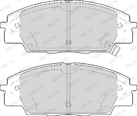 Brake Pad Set, disc brake (FD7012A)