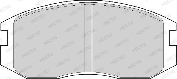 Brake Pad Set, disc brake (FD6573A)