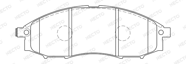 Brake Pad Set, disc brake (FD7155A)