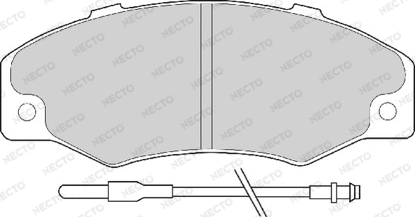 Brake Pad Set, disc brake (FD6089A)