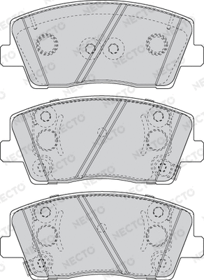 Brake Pad Set, disc brake (FD7764A)