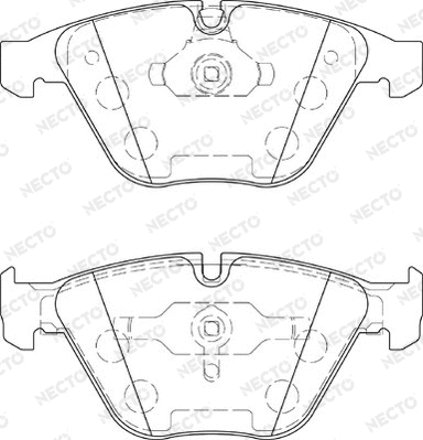 Brake Pad Set, disc brake (FD7424A)