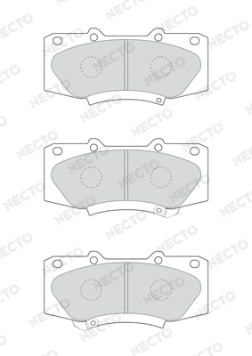 Brake Pad Set, disc brake (FD7639A)
