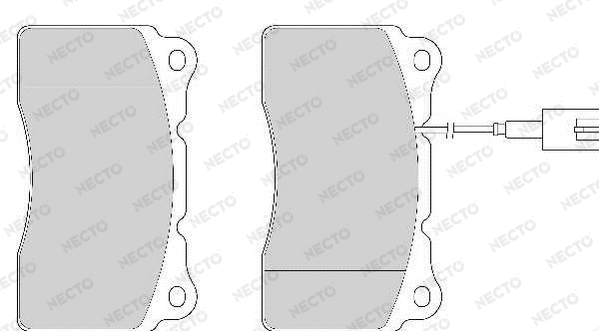 Brake Pad Set, disc brake (FD6868A)