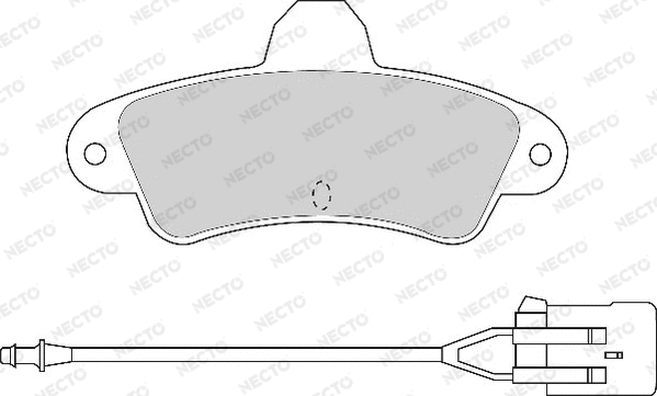 Brake Pad Set, disc brake (FD6624A)