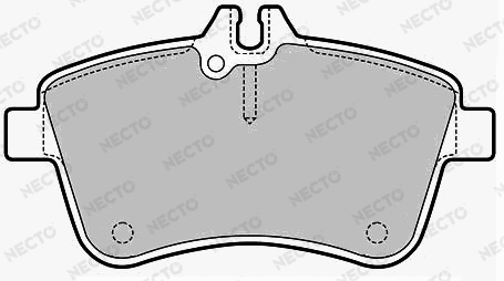 Brake Pad Set, disc brake (FD7162A)
