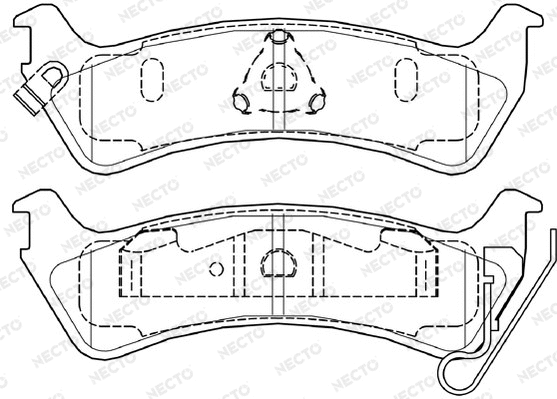 Brake Pad Set, disc brake (FD7441A)