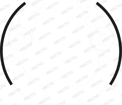 Brake Shoe Set (N1677)