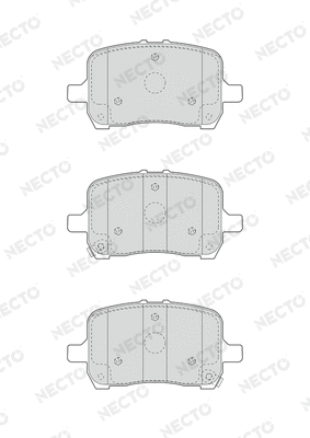 Brake Pad Set, disc brake (FD7545A)