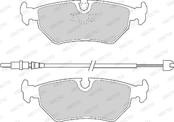 Brake Pad Set, disc brake (FD6726A)