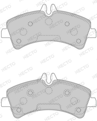 Brake Pad Set, disc brake (FD7561V)