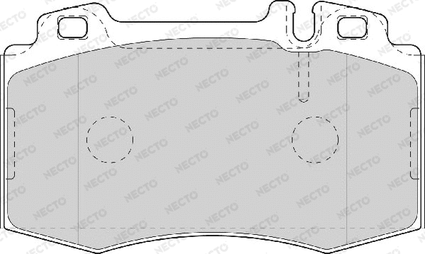 Brake Pad Set, disc brake (FD7079A)