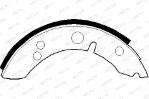 Brake Shoe Set (N1607)