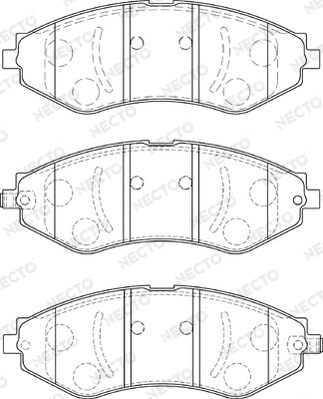 Brake Pad Set, disc brake (FD7255A)