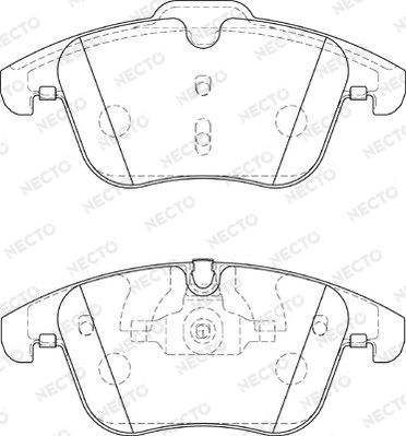 Brake Pad Set, disc brake (FD7370A)
