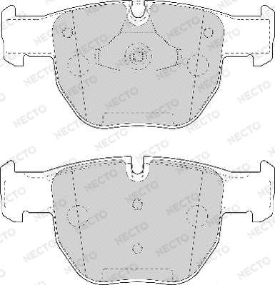 Brake Pad Set, disc brake (FD7049A)