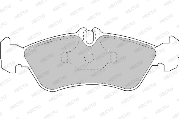 Brake Pad Set, disc brake (FD6678V)