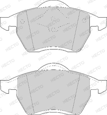 Brake Pad Set, disc brake (FD6693A)